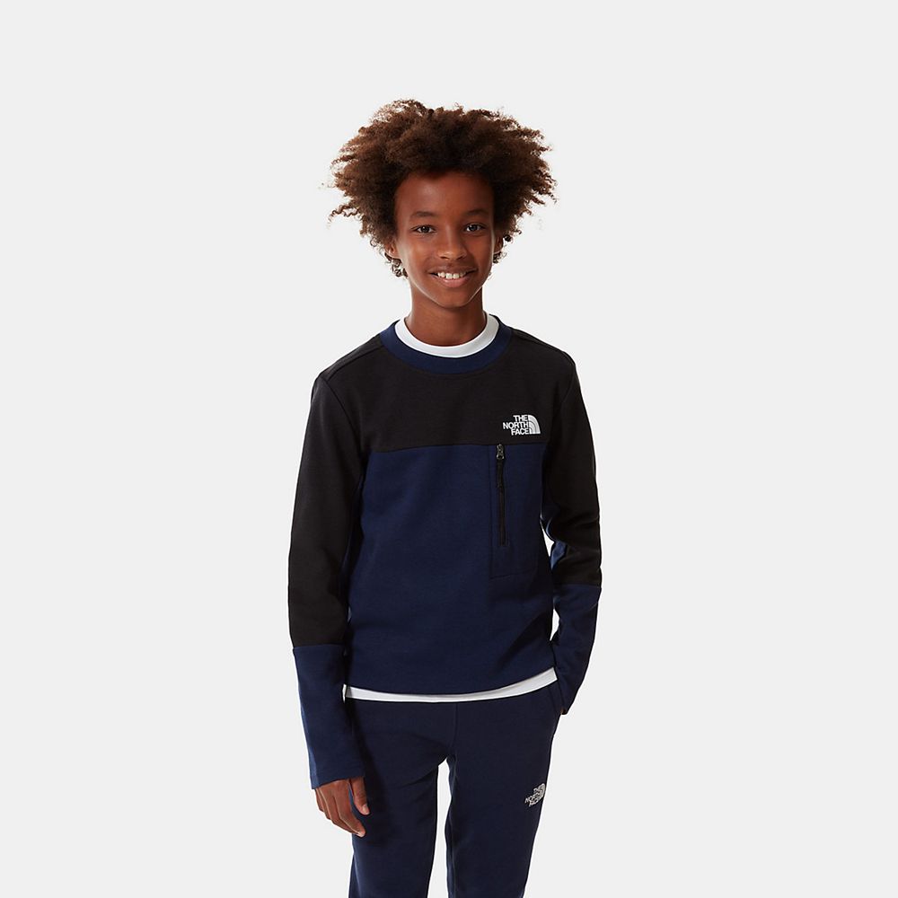 The North Face Jackets Boys Australia - The North Face Slacker Sweater Navy / Black (WIA-185067)